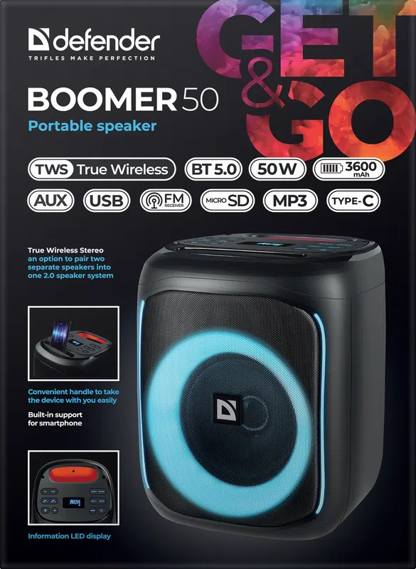 Defender - Portable speaker Boomer 50
