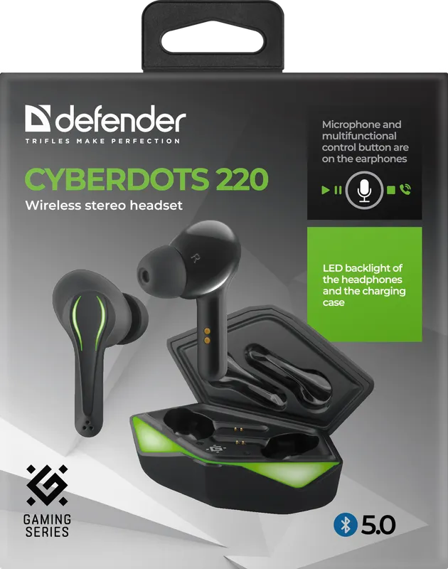 Defender - Wireless stereo headset CyberDots 220
