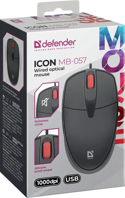 Defender - Wired optical mouse Icon MB-057