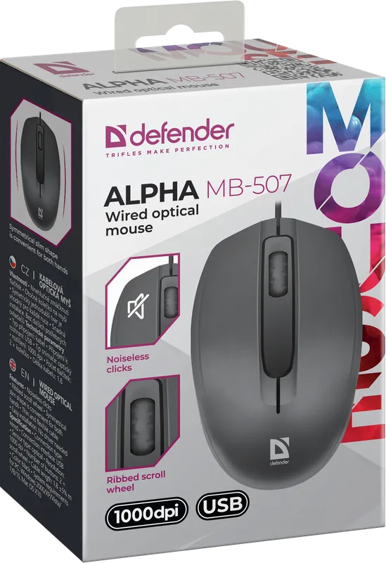 Defender - Wired optical mouse Alpha MB-507