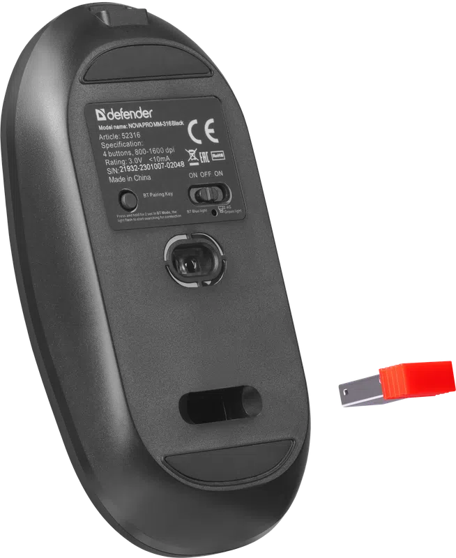 Defender - Wireless optical mouse NovaPro MM-316