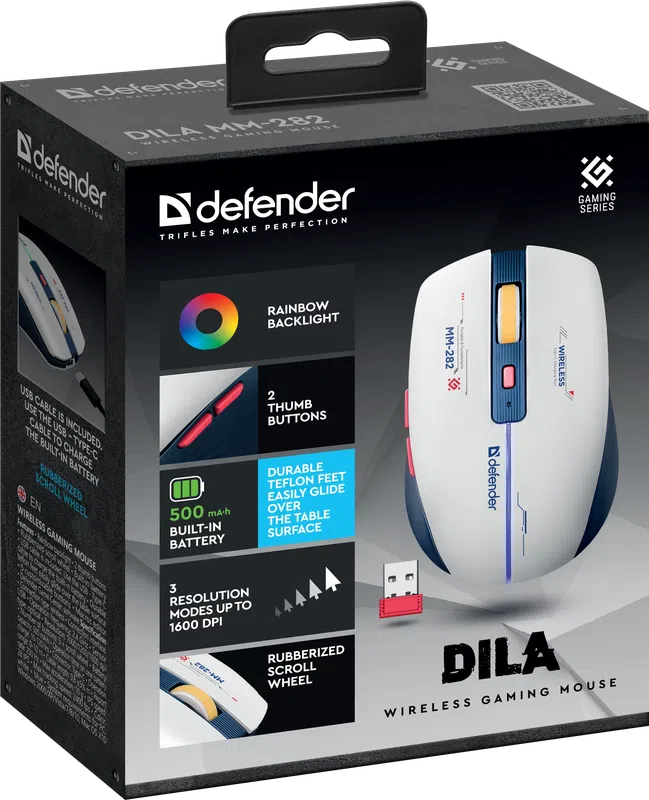 Defender - Wireless gaming mouse Dila MM-282