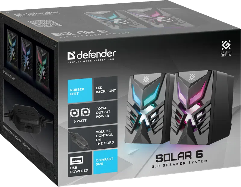 Defender - 2.0 Speaker system Solar 6