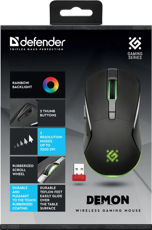 Defender - Wireless gaming mouse Demon GM-534