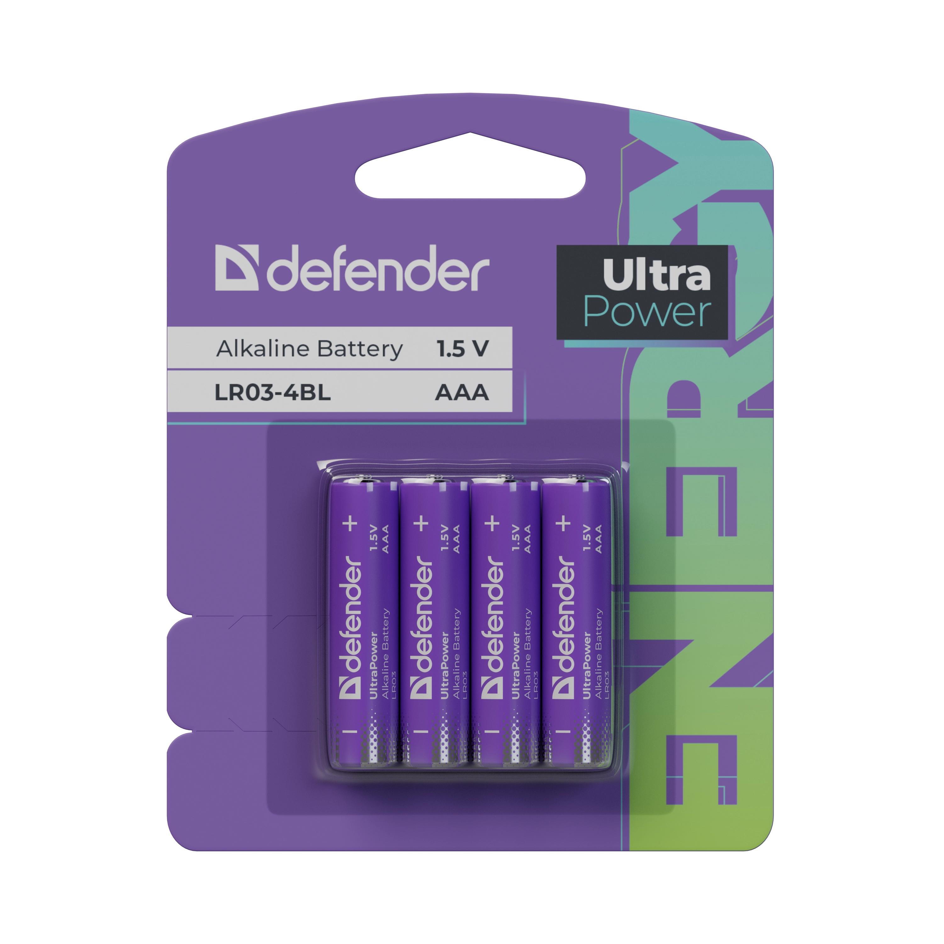 Defender - Alkaline Battery LR03-4BL