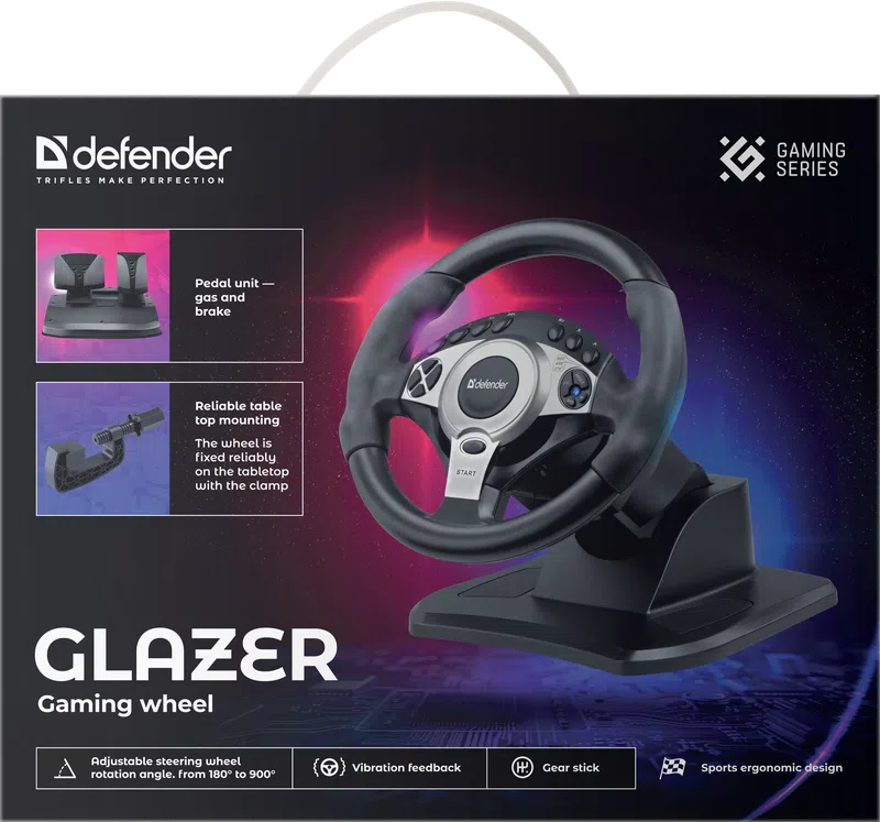 Defender - Gaming wheel Glazer