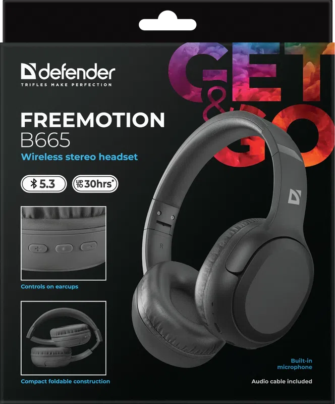 Defender - Wireless stereo headset FreeMotion B665