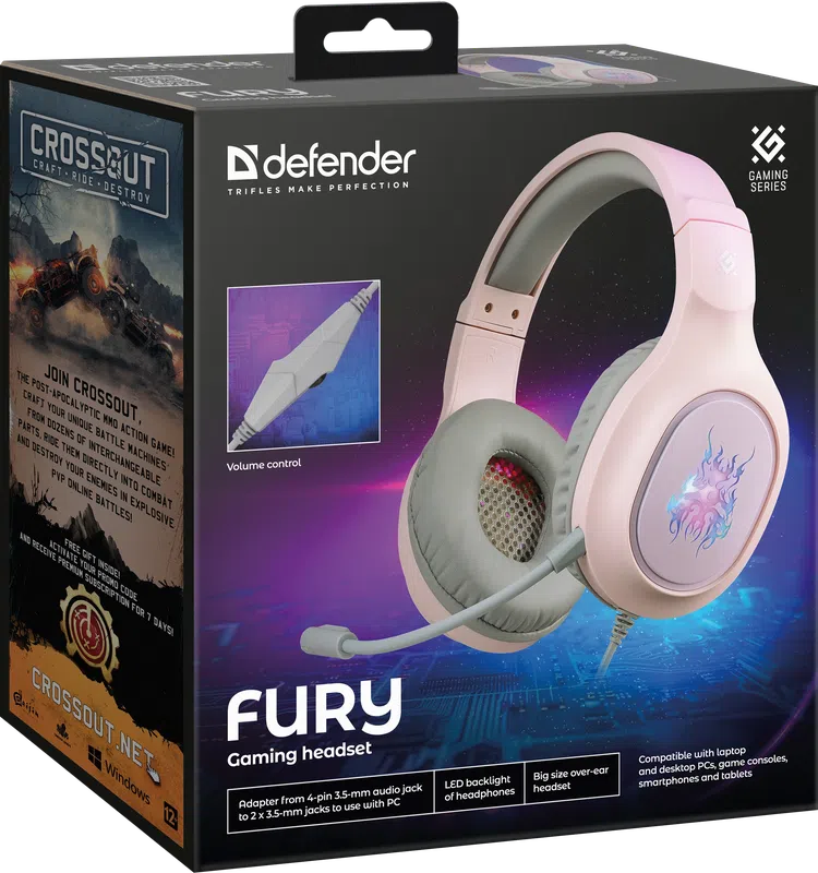 Defender - Gaming headset Fury