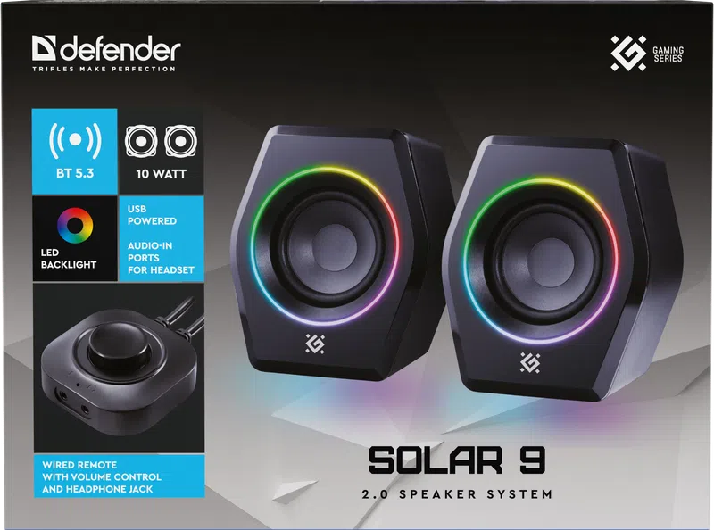 Defender - 2.0 Speaker system Solar 9