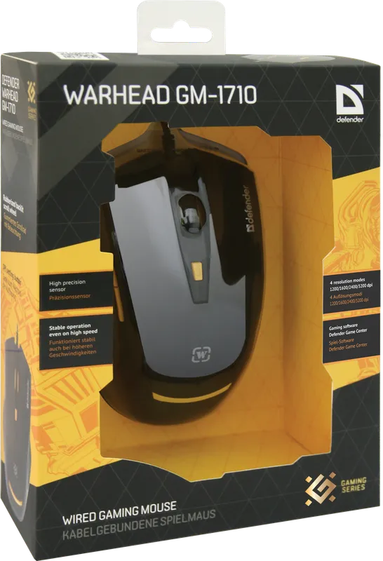 Defender - Wired gaming mouse Warhead GM-1710