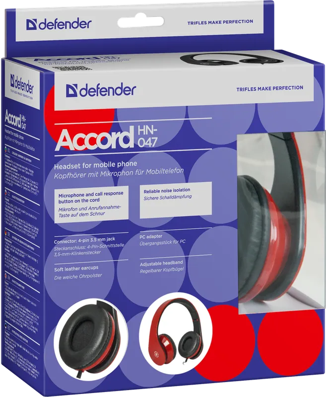 Defender - Headset for mobile devices Accord HN-047