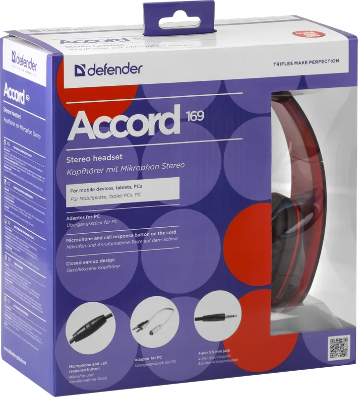 Defender - Headset for mobile devices Accord-169
