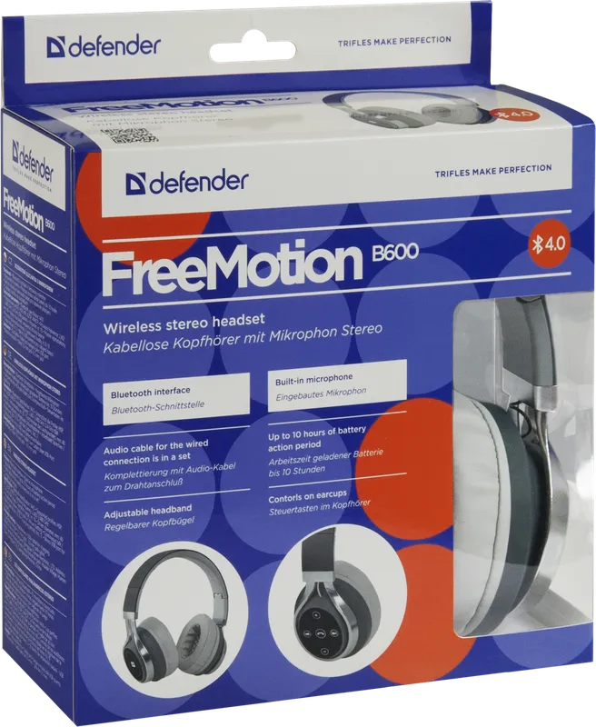 Defender - Wireless stereo headset FreeMotion B600