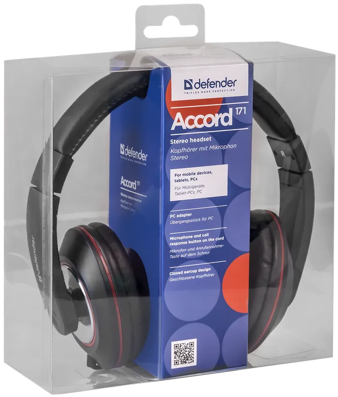 Defender - Headset for mobile devices Accord 171