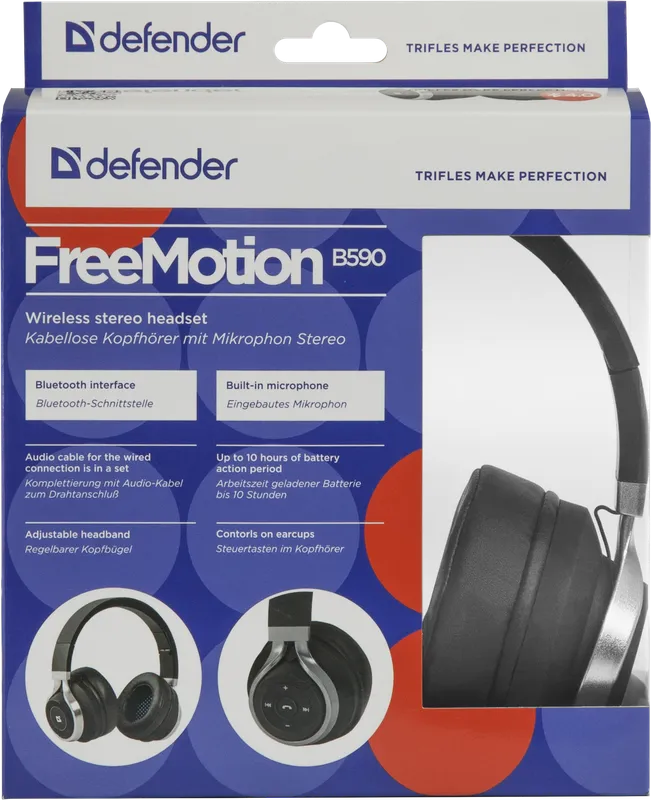 Defender - Wireless stereo headset FreeMotion B590