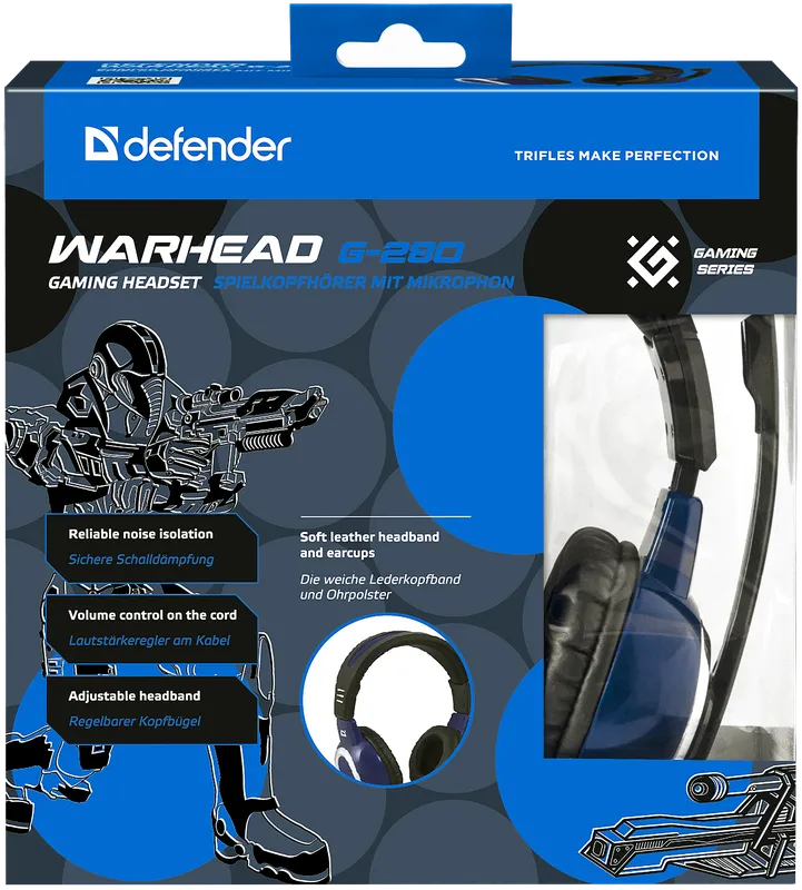 Defender - Gaming headset Warhead G-280