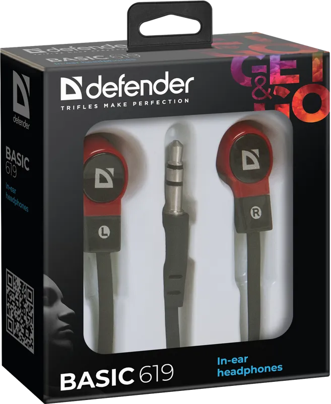 Defender - In-ear headphones Basic 619