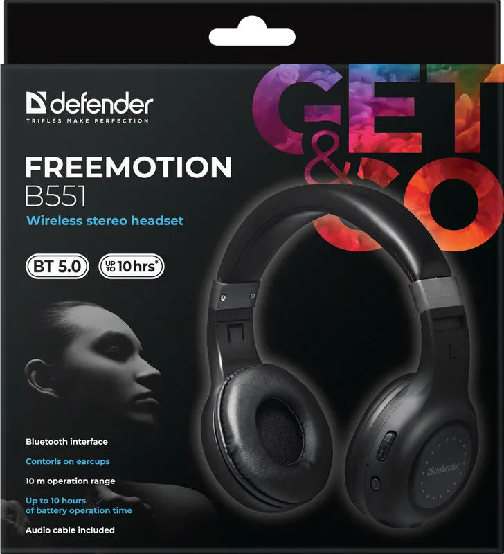 Defender - Wireless stereo headset FreeMotion B551