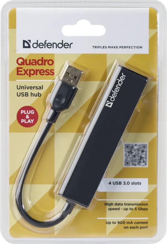 Defender - Universal USB hub Quadro Express