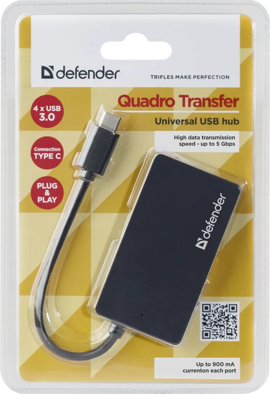 Defender - Universal USB hub Quadro Transfer