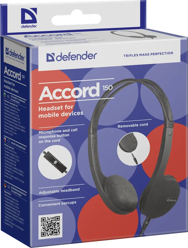 Defender - Headset for mobile devices Accord 150