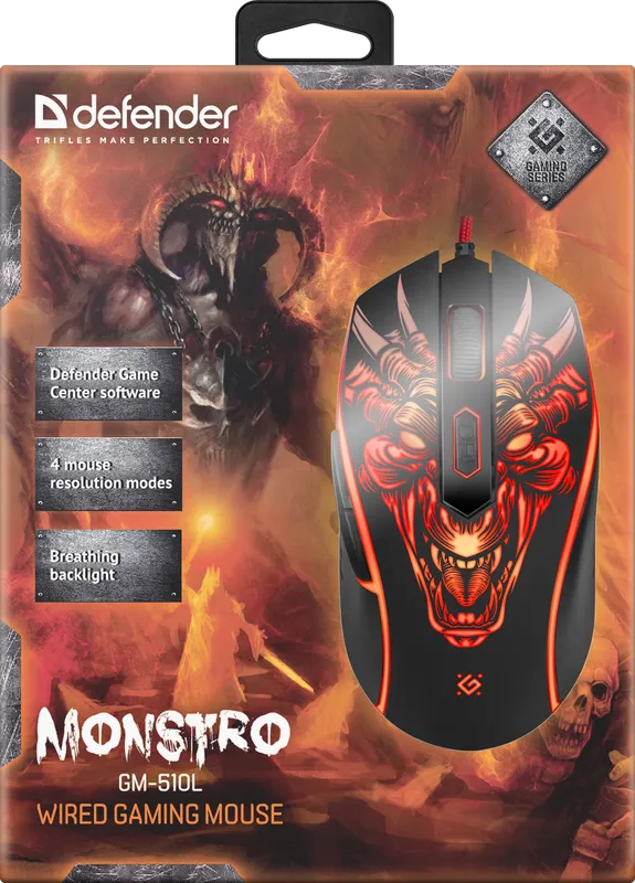 Defender - Wired gaming mouse Monstro GM-510L