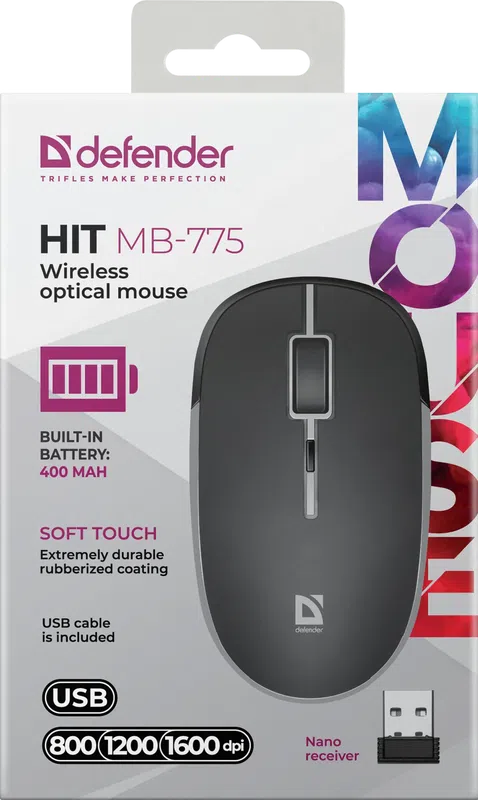 Defender - Wireless optical mouse Hit MB-775