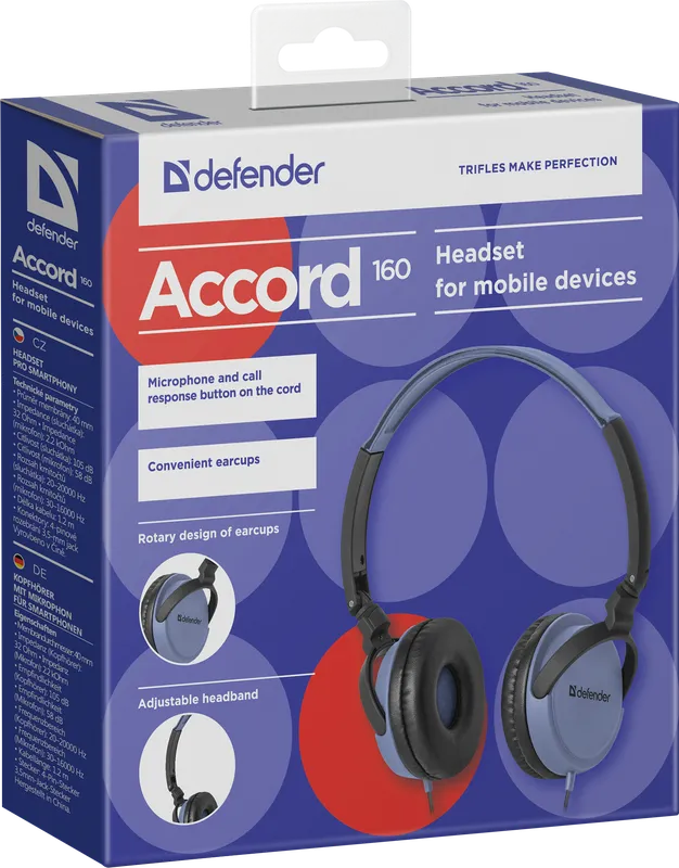 Defender - Headset for mobile devices Accord 160