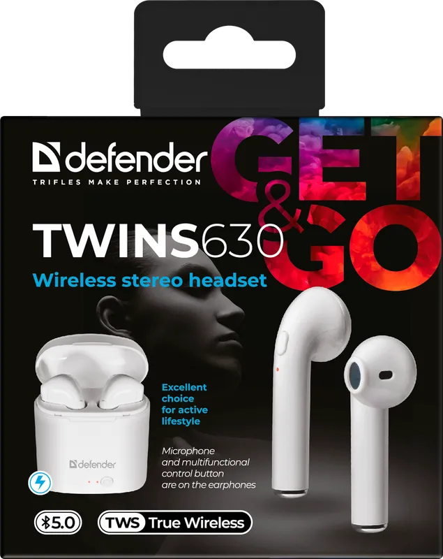Defender - Wireless stereo headset Twins 630