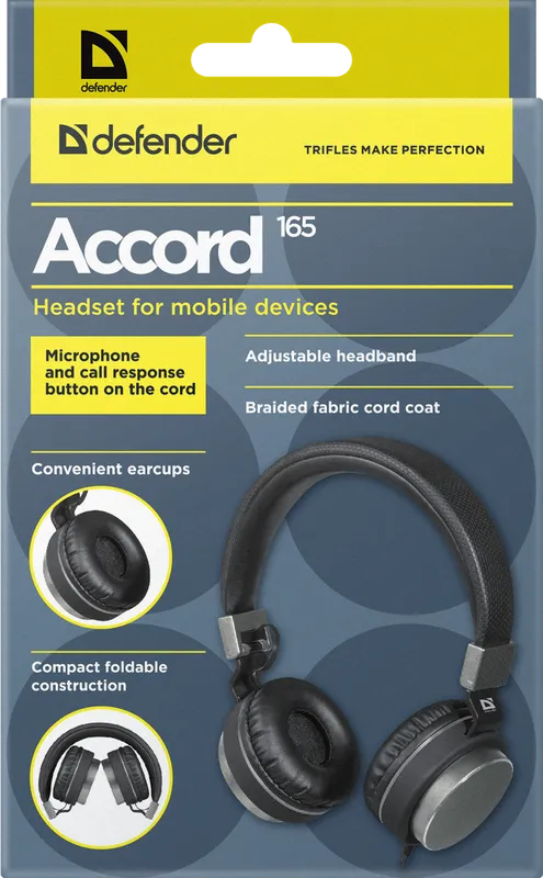 Defender - Headset for mobile devices Accord 165