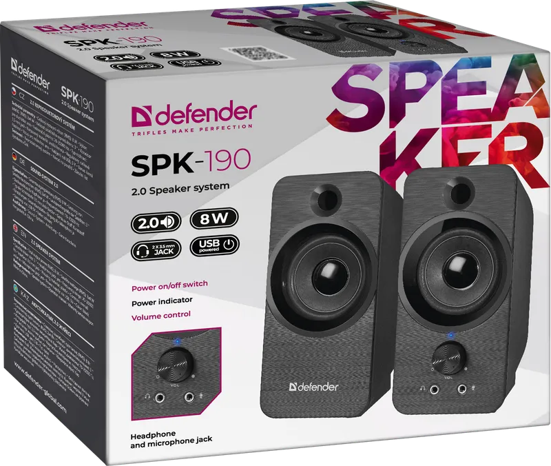 Defender - 2.0 Speaker system SPK-190