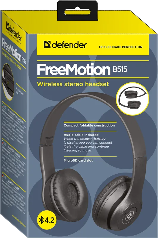 Defender - Wireless stereo headset FreeMotion B515