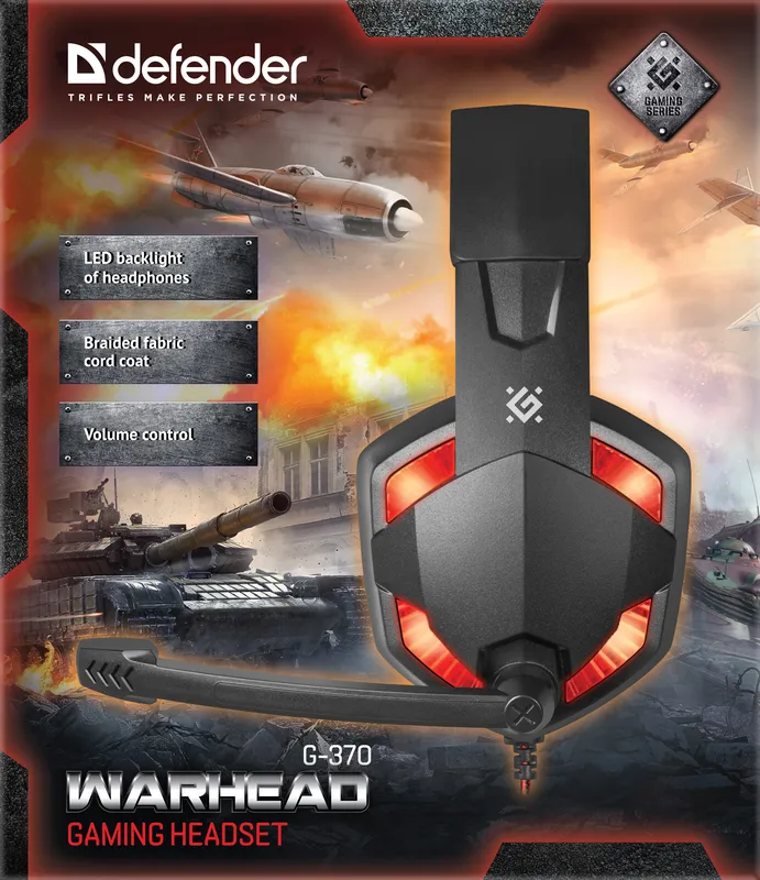 Defender - Gaming headset Warhead G-370