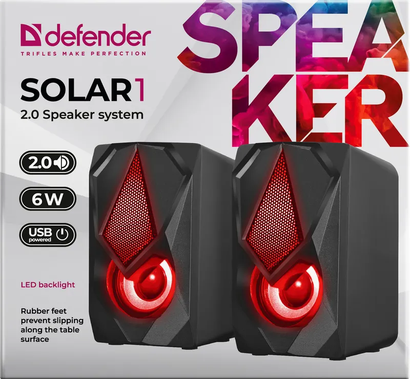 Defender - 2.0 Speaker system Solar 1