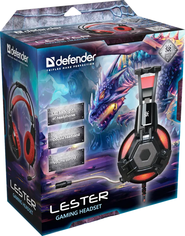 Defender - Gaming headset Lester