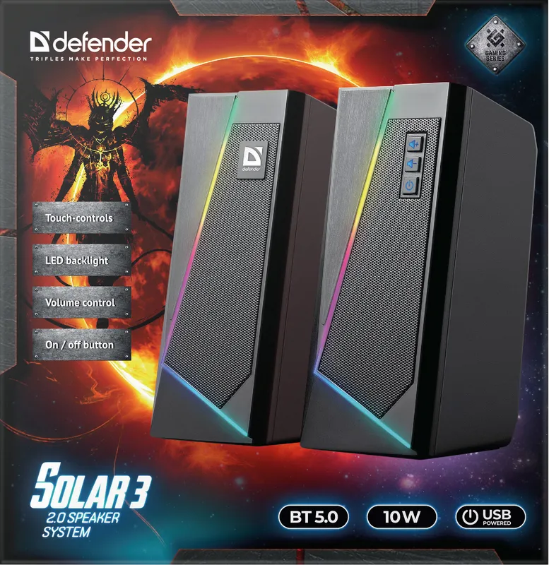 Defender - 2.0 Speaker system Solar 3