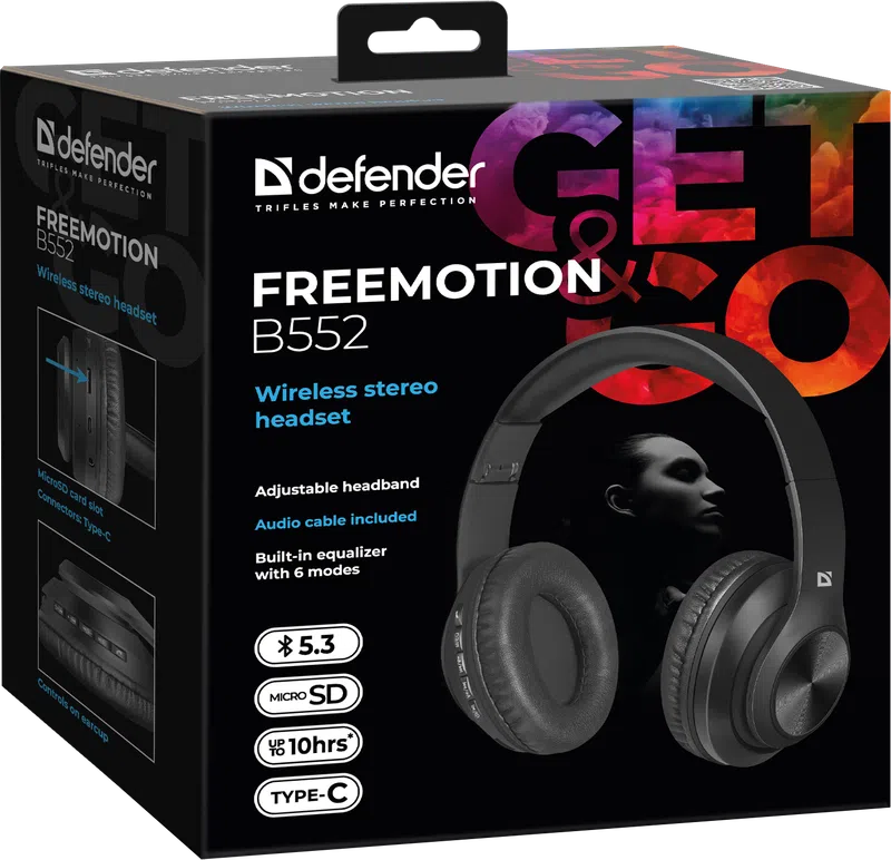 Defender - Wireless stereo headset FreeMotion B552
