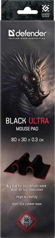 Defender - Mouse pad Black Ultra
