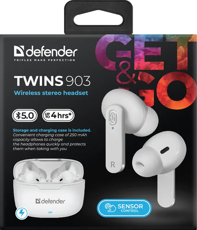 Defender - Wireless stereo headset Twins 903
