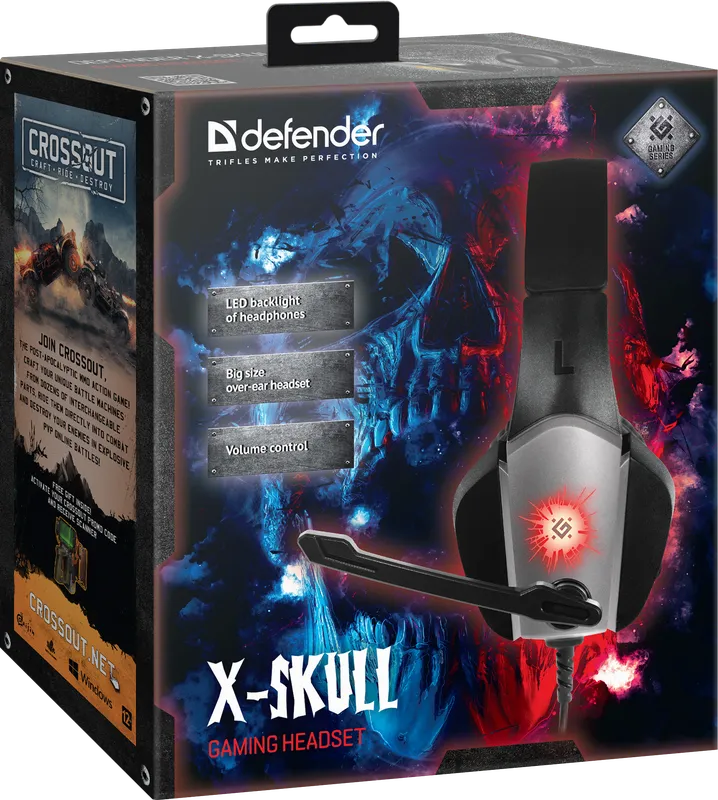 Defender - Gaming headset X-Skull