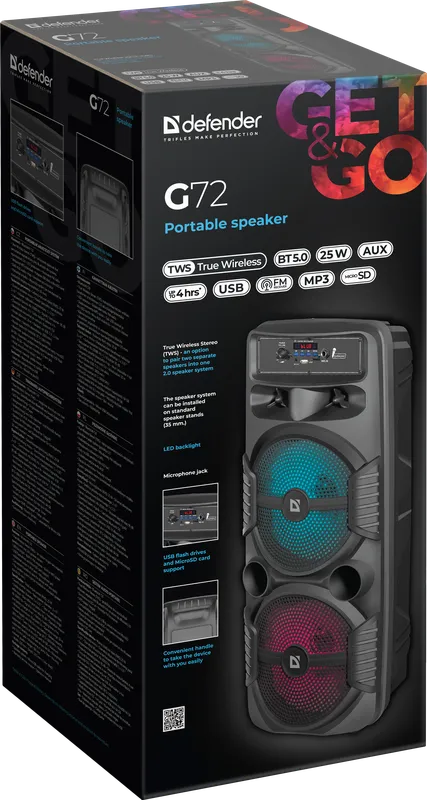Defender - Portable speaker G72