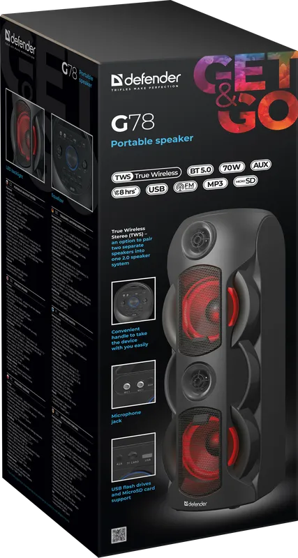 Defender - Portable speaker G78