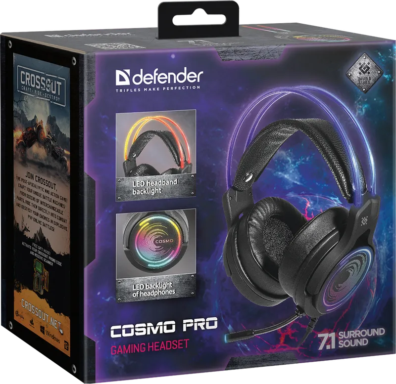 Defender - Gaming headset Cosmo Pro