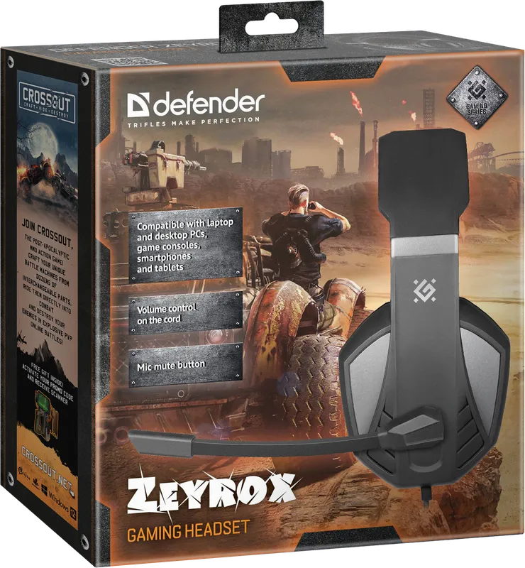 Defender - Gaming headset Zeyrox