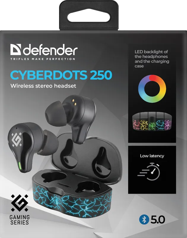 Defender - Wireless stereo headset CyberDots 250
