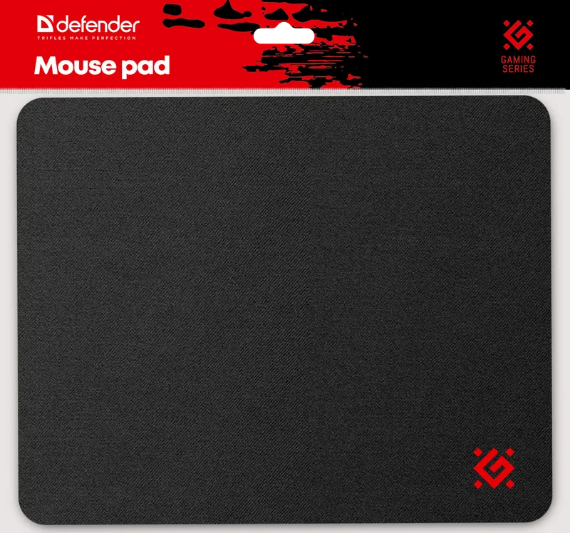 Defender - Gaming mouse pad Black