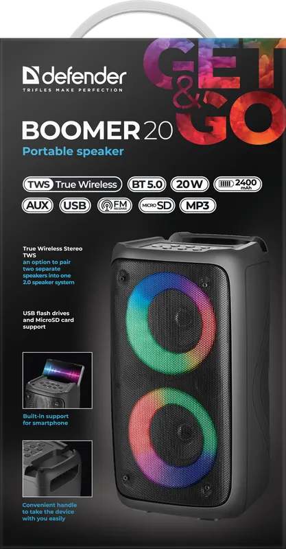 Defender - Portable speaker Boomer 20