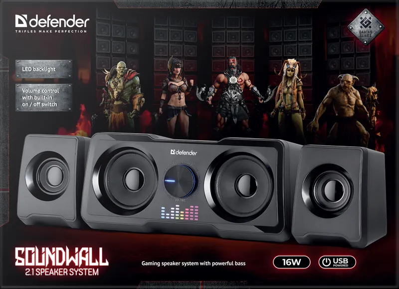 Defender - 2.1 Speaker system Soundwall