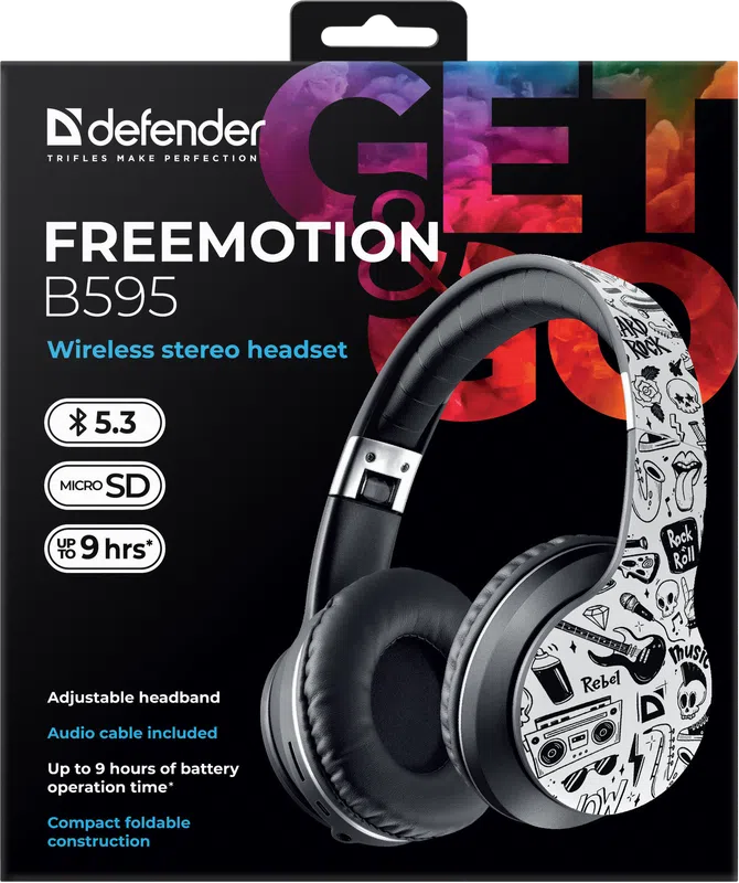 Defender - Wireless stereo headset FreeMotion B595