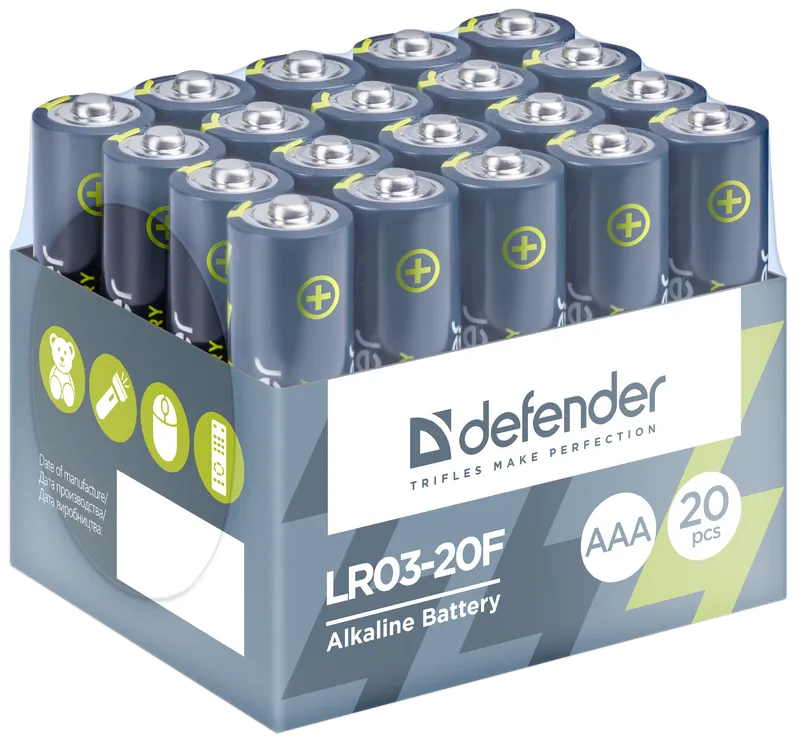 Defender - Alkaline Battery LR03-20F